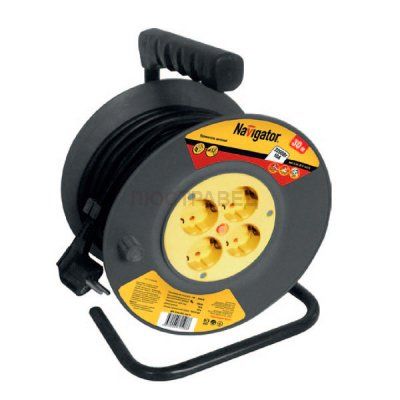 Удлинитель Navigator 71 511 NPE-R-04-30-E-3x1.5 катушка 4 гн. с/з 30м