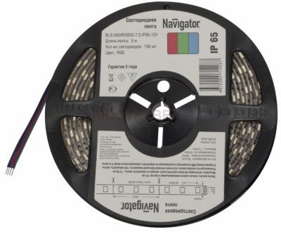 СД Лента Navigator 71 428 NLS-5050RGB30-7.2-IP65-12V R5