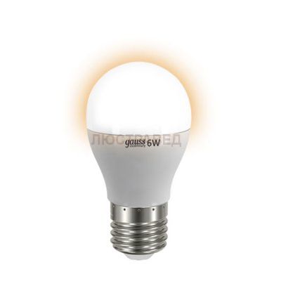 Лампа Gauss LED Elementary Globe 6W E27 2700K