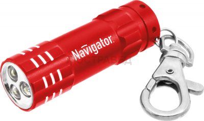 Фонарь Navigator 94 972 NPT-KC03-R-3LR44 брелок