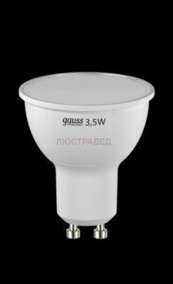 Лампа Gauss LED Elementary MR16 3,5W GU10 4100K LD13624