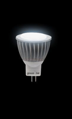 Лампа Gauss LED D35*45 3W MR11 GU4 4100K