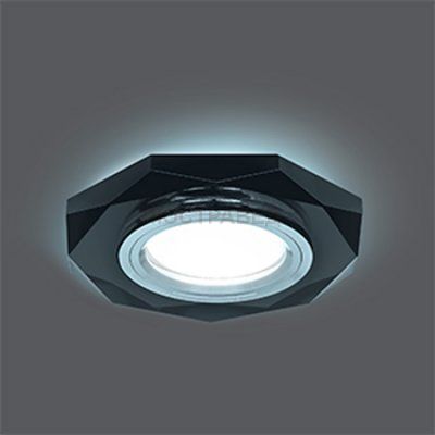 Светильник Gauss Backlight BL056 Восемь гран. Графит/Хром, Gu5.3, LED 4100K
