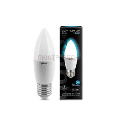 Лампа Gauss LED Candle E27 6.5W 4100К