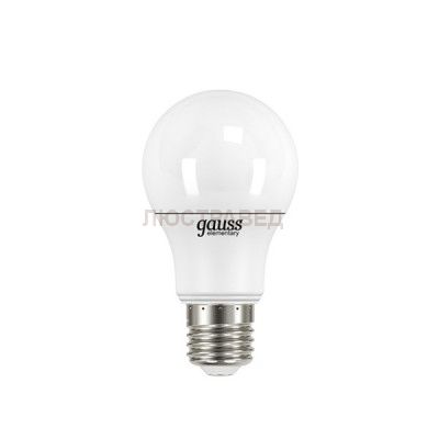 Лампа Gauss LD23227 LED Elementary A60 6.5W E27 4100K