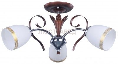 Светильник Escada 181/3PL Brown/Chrome