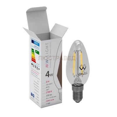 Светодиодная лампа Mw light LBMW14C01 FILAMENT