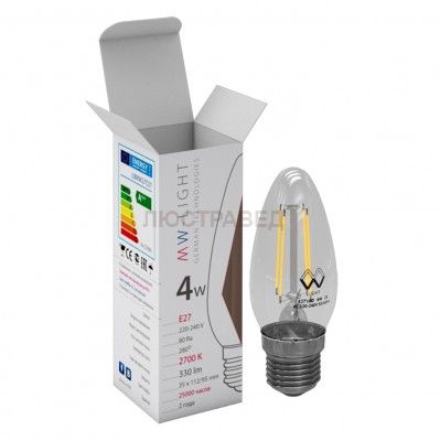 Светодиодная лампа Mw light LBMW27C01 FILAMENT