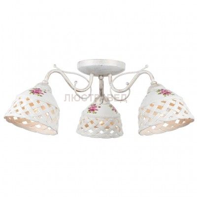 Потолочный светильник Escada Ariana 165/3PL E14*40W White/Gold