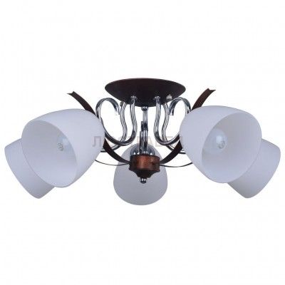 Потолочный светильник Escada 288/5PL E27*60W Chrome/Brown