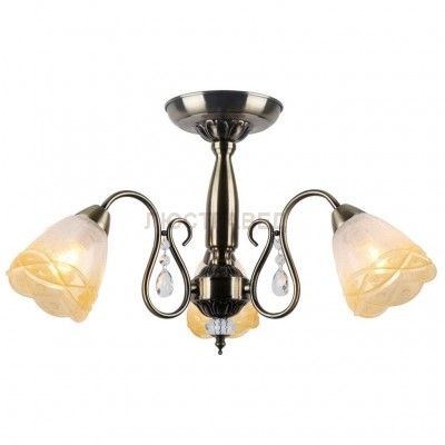 Потолочный светильник Escada 278/3PL E14*40W Antique Brass