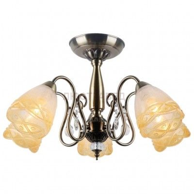 Потолочный светильник Escada 278/5PL E14*40W Antique Brass