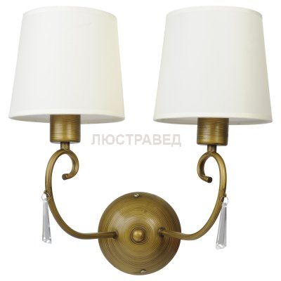 Светильник настенный Arte lamp A9239AP-2BR Carolina 