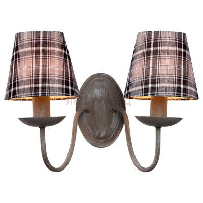 Светильник настенный Arte lamp A3090AP-2GY Scotch