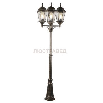 Светильник столб уличный Arte lamp A1207PA-3BN Genova