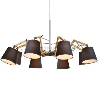 Подвесная люстра Arte lamp A5700LM-8BK Pinoccio 