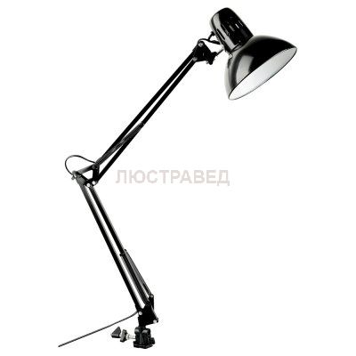 Настольная лампа на струбцине Arte lamp A6068LT-1BK Senior