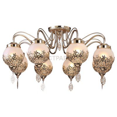 Восточная люстра Arte lamp A4552PL-8GO Moroccana