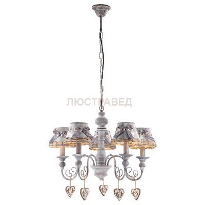 Люстра с бантиками Arte lamp A5290LM-5RI Fattoria