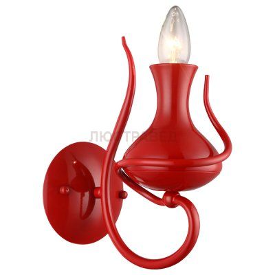 Светильник бра красный Arte lamp A6819AP-1RD Vaso