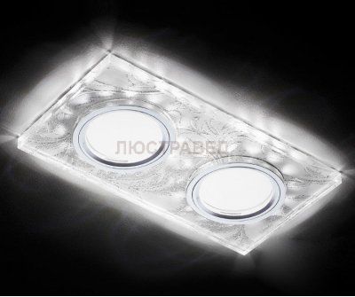 Встраиваемый светильник Ambrella S234/2 BK/CH/WH