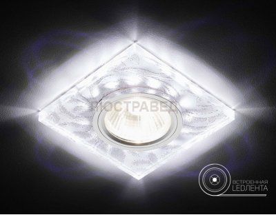 Встраиваемый светильник Ambrella S234 W/CH/WH