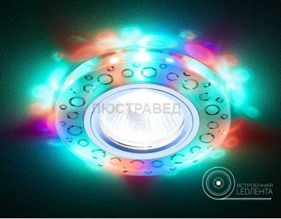 Встраиваемый светильник Ambrella S218 WH/CH/M