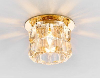 Встраиваемый светильник Ambrella D7340 CL/G