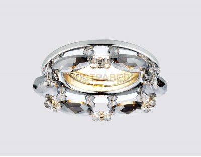 Встраиваемый светильник Ambrella K212 BK/CH