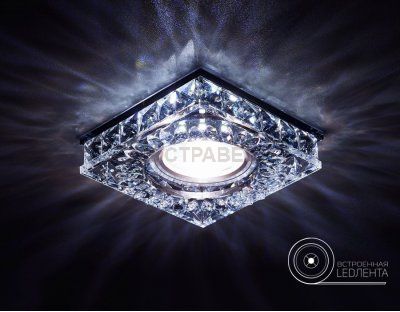 Встраиваемый светильник Ambrella S251 BK