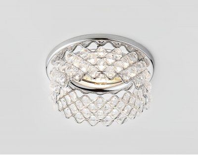 Светильник Ambrella D9070 CH/CL хром прозрачный