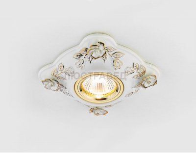 Встраиваемый светильник Ambrella D5504 W/GD