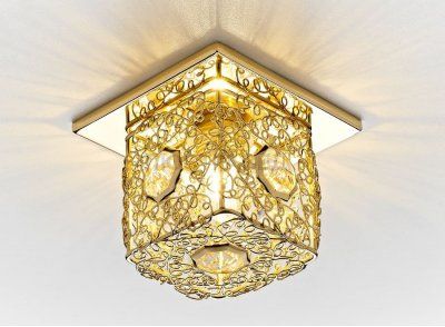 Встраиваемый светильник Ambrella D1003 GD CL