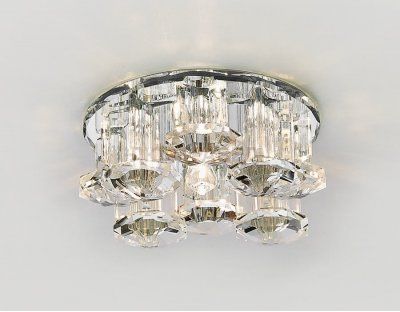 Светильник Ambrella D1045 CH/CL хром/прозрачный