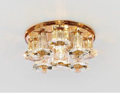 Светильник Ambrella D1045 BR/CL коричневый/прозрачный