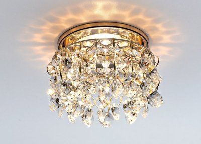 Встраиваемый светильник Ambrella K3221 CL/G