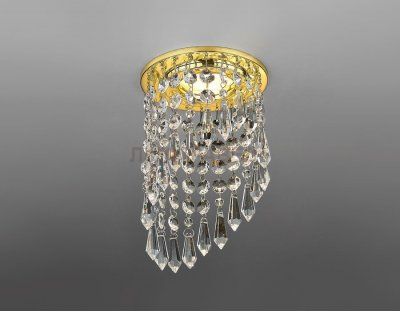 Светильник Ambrella K2247 CL/G золото/прозрачный