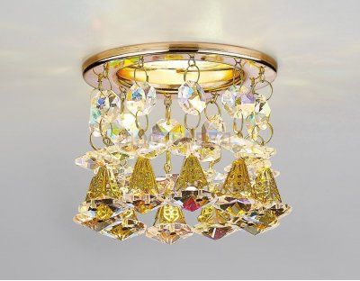 Светильник Ambrella K2233 G/PR золото/перламутровый