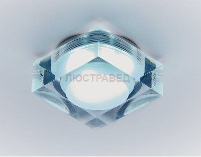 Точечный светильник Ambrella светодиодный S102 CH CL+FROST 4200K 3W