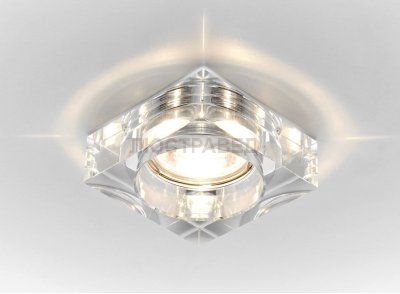 Точечный светильник Ambrella Кристальный D9171 CL/CH