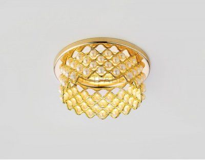 Светильник Ambrella D9060 G/W золото белый G9