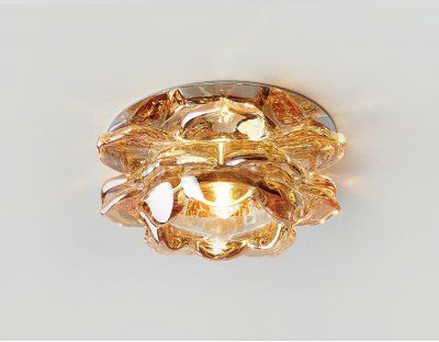 Точечный светильник Ambrella Кристальный D8188_CL-BR