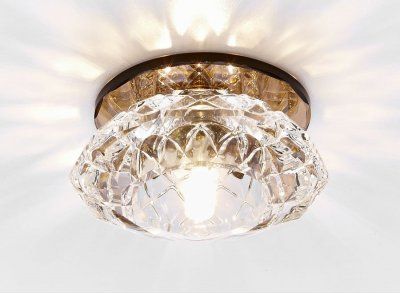 Светильник Ambrella D8068 Pi/CL розовый/прозрачный