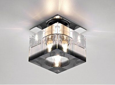 Точечный светильник Ambrella Кристальный D8031 CL/BK