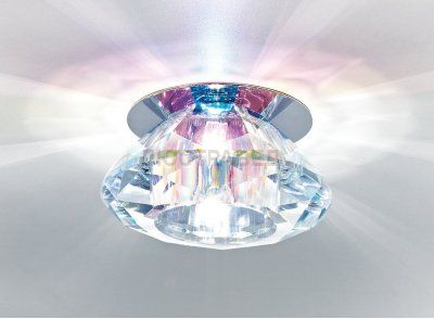 Точечный светильник Ambrella Кристальный D8016 Multi/CH