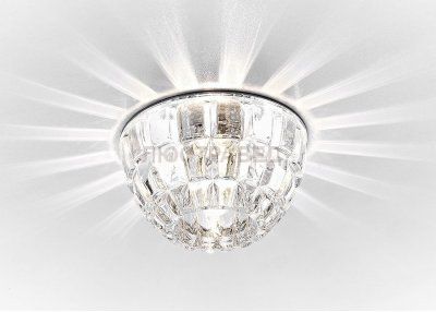 Точечный светильник Ambrella Кристальный D4180 CL/CH