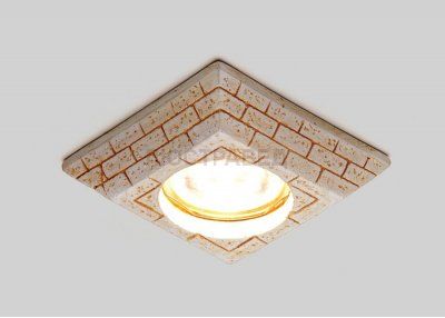 Точечный светильник Ambrella с узором D2920 BG