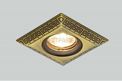 Точечный светильник Ambrella с узором D1168 SB