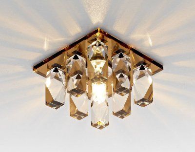 Светильник Ambrella D1049 BR/CL коричневый/прозрачный