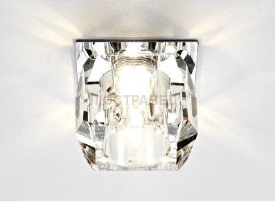 Точечный светильник Ambrella Кристальный D1041 CL/CH